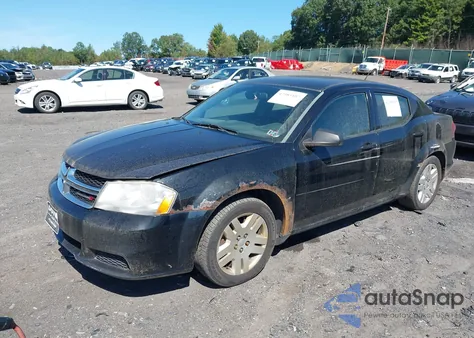 2014 Dodge Avenger Se from USA, damaged, VIN 1C3CDZAB8EN182759
